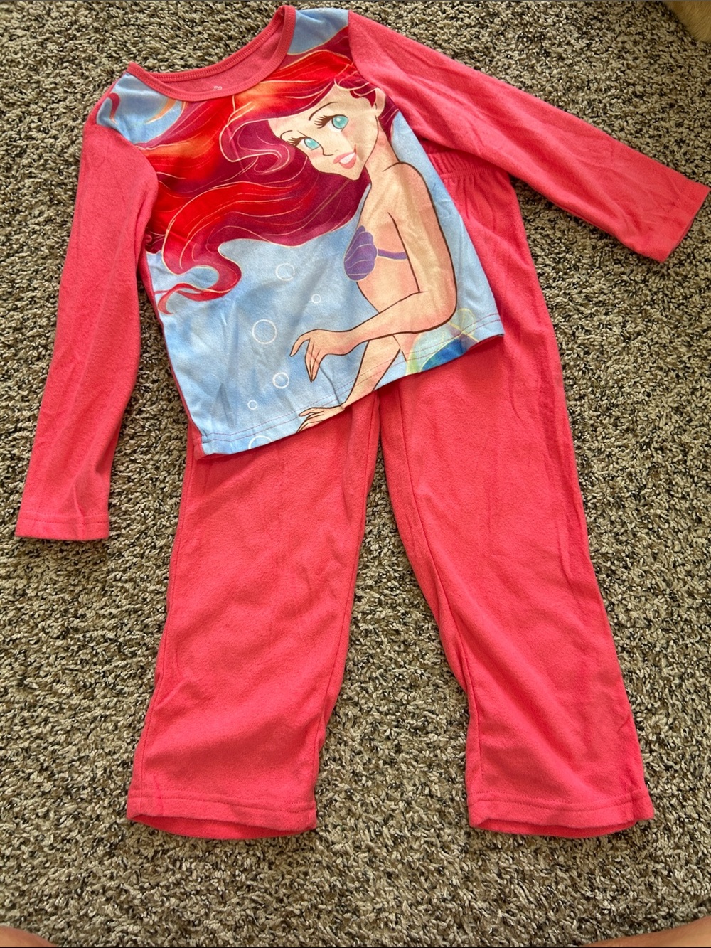 Ariel Graphic Pajama Set - Size 4/5